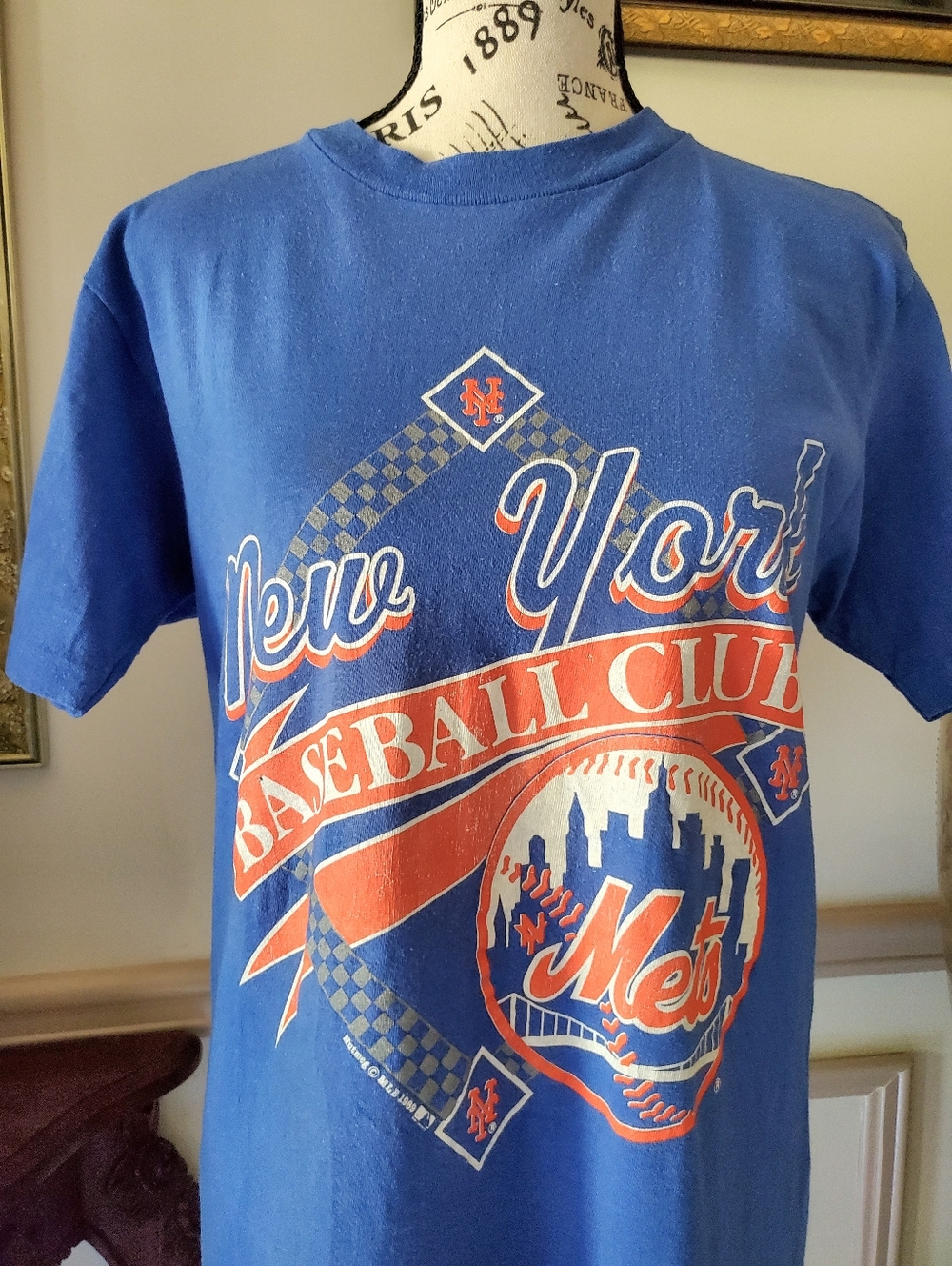 Vintage 80s NY Mets Baseball Club T-shirt Nutmeg Mills